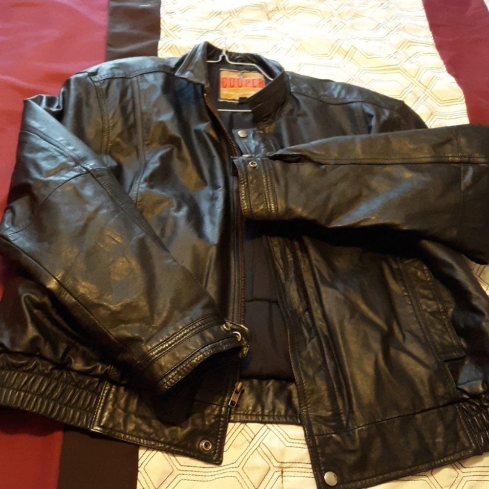 Mens leather jacket